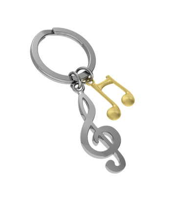 Keychain - Musical Notes