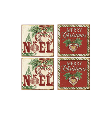 Coasters - Noel & Merry Christmas
