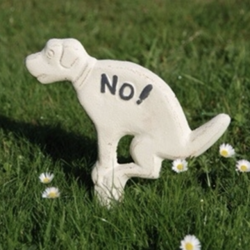 Dog Sign - Pooing No