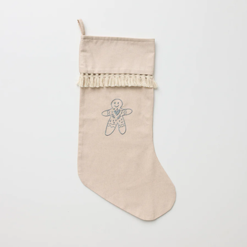 Christmas Stocking Gingerbread with Tassels - Oat
