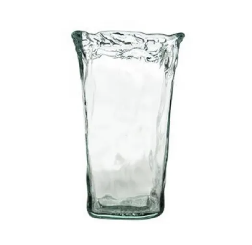 Recycled Glass Authentic Clear Vase - Small