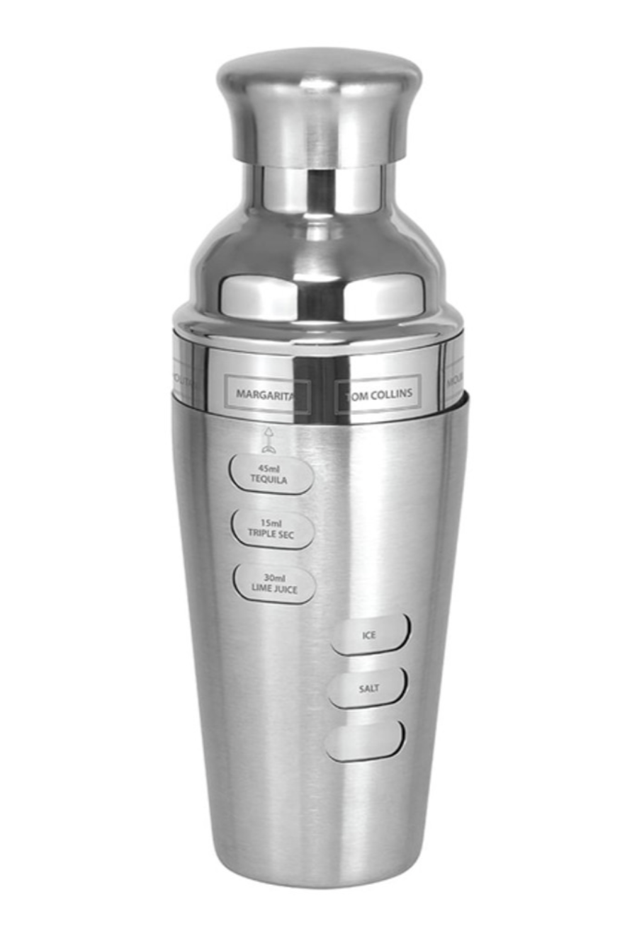 Aurora Recipe Cocktail Shaker - Silver