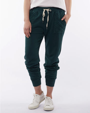 Quilted Pocket Pant - Alpine Green