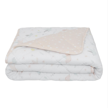 Jersey Cot Comforter - Ava/Blush