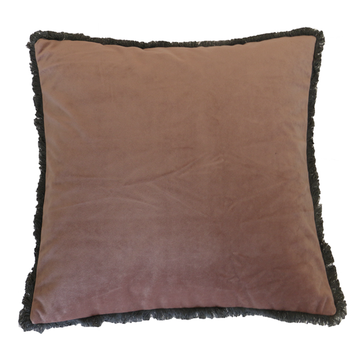 Velvet Square Cushion - Blush