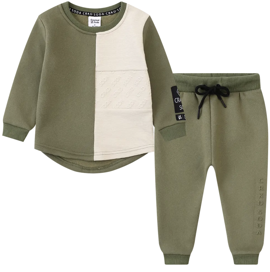 Evander Crew Set - Olive