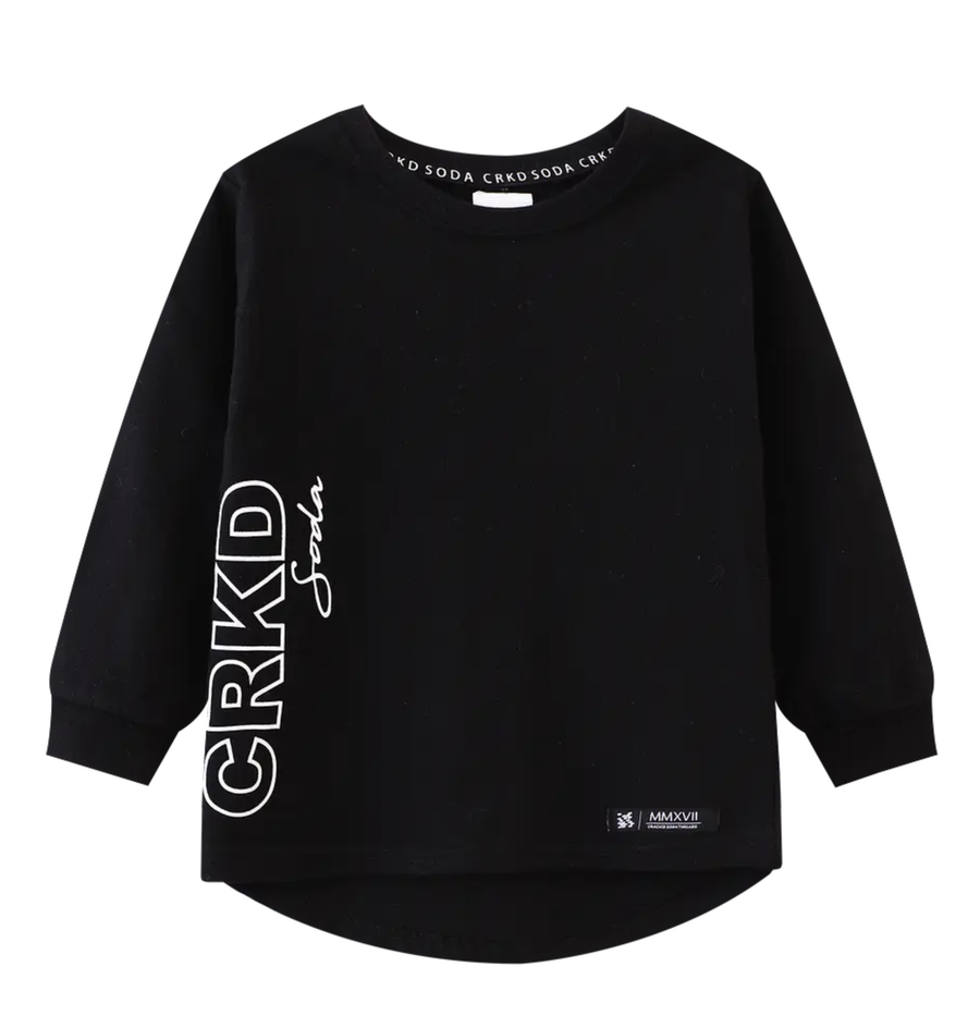 MMXVII Long Sleeve Tee - Black