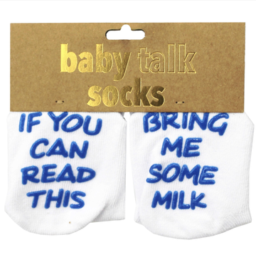 Baby Talk Socks -Bring Me Some Milk