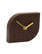 Abstract clock - Brown