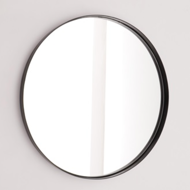 Nordic Round Mirror with Metal Frame