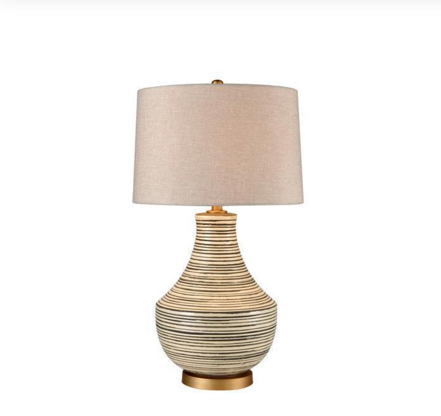 Malachi Ceramic Table Lamp with Shade