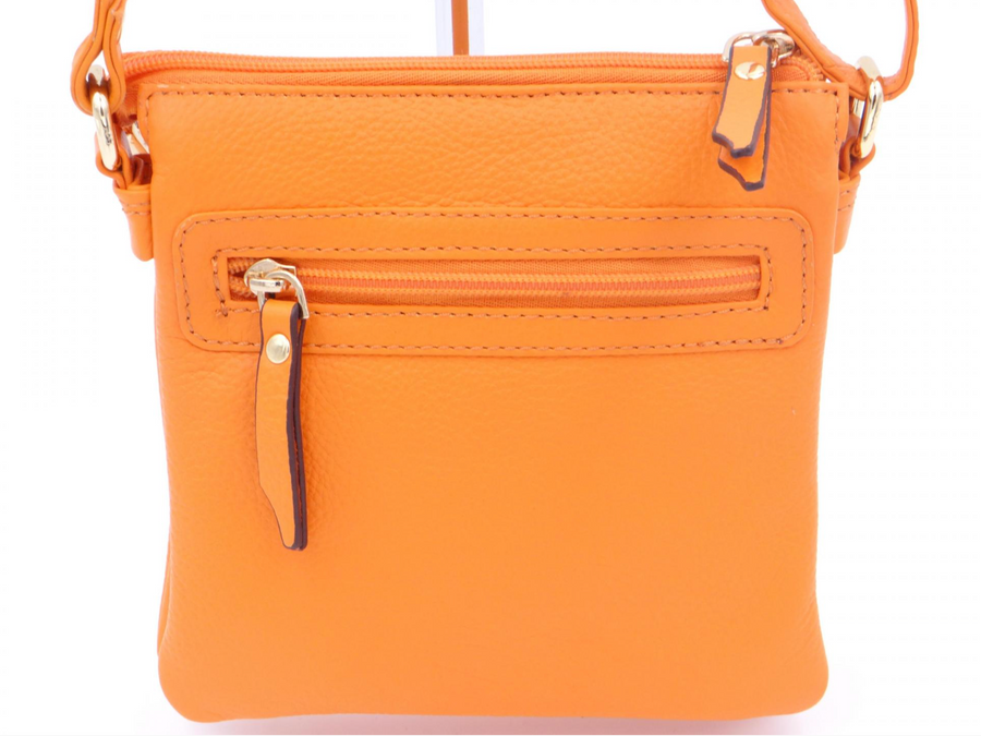 Compact Crossbody Bag - Orange