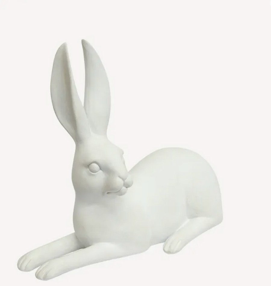 Harold the Hare Lying Left - White