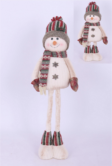 Snowman Alfie with Telescopic Legs - 122 cm