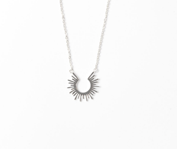 Sunray Silver Necklace