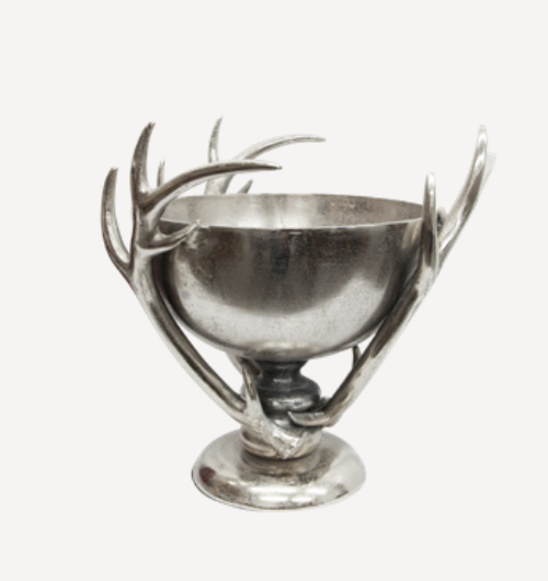 Antler Bowl - Silver