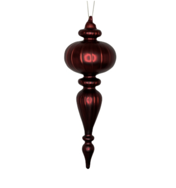 Red Glass Spire - Large
