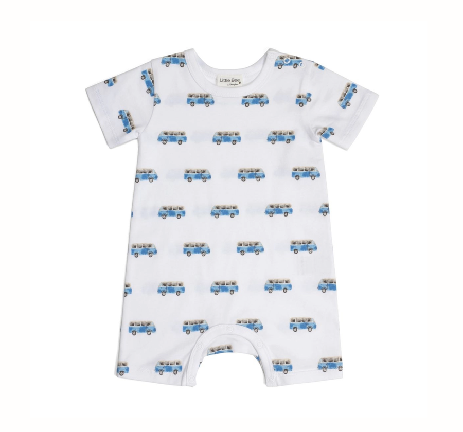 Cotton Romper - Camper Van