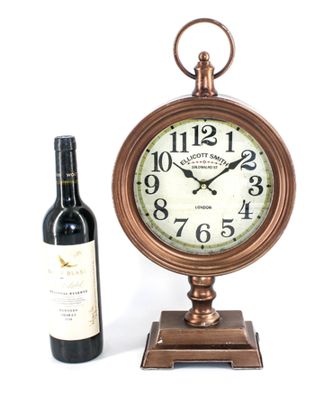 Table Clock - Brass Look