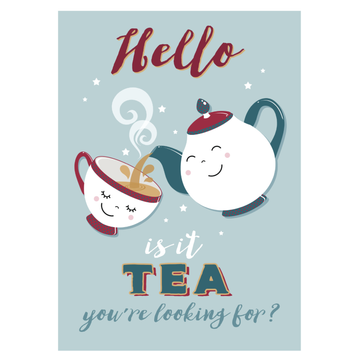 Tea Towel - Hello is it Tea