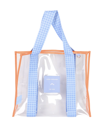 Cheeky Tote Bag  - Blue & Orange