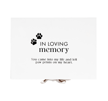 Sympathy Pet In Loving Memory Keepsake Box