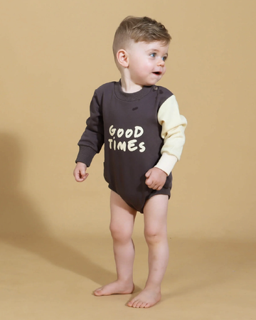 Good Times Sweat Snapsuit