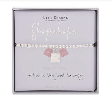 Life Charms Bracelet Shopaholic