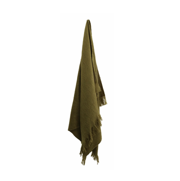 Olive Green Throw