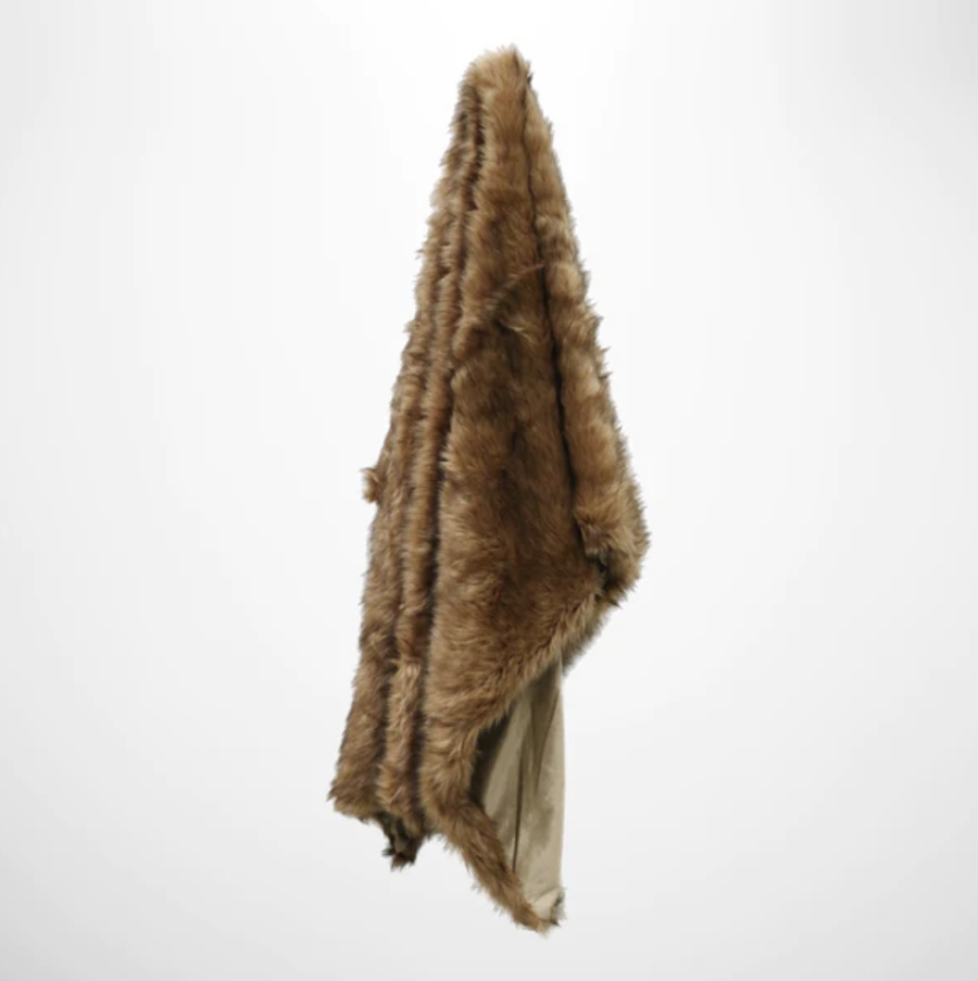 Luxury Moa Style Faux Fur Throw