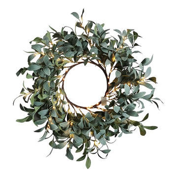 Olive Wreath Light Up - Large