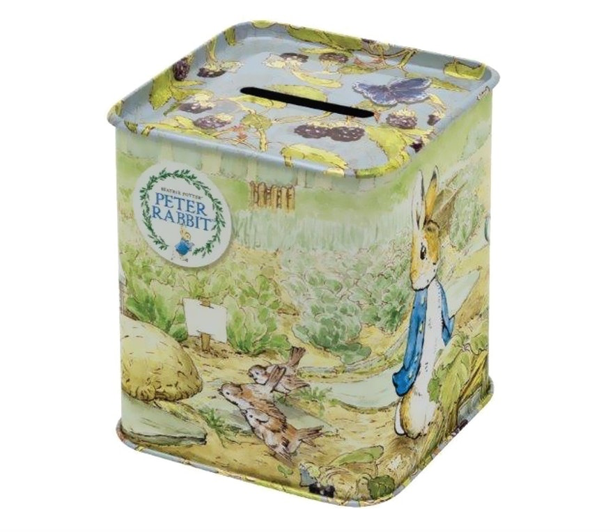 Peter Rabbit Tin Money Box
