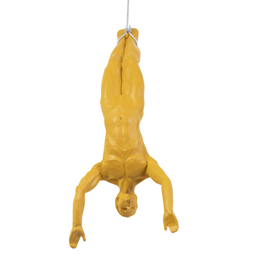 Diving Man Wall Hanging - Yellow