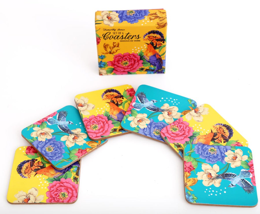 Tropical Floral Coasters