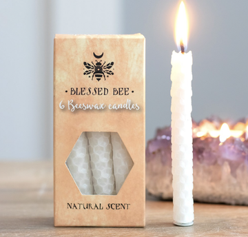 Beeswax Spell Candles - White