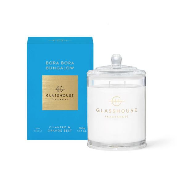 Glasshouse Fragrances Bora Bora Bungalow Candle - 380g