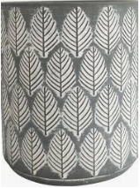 Pine Leaf Planter - Grey