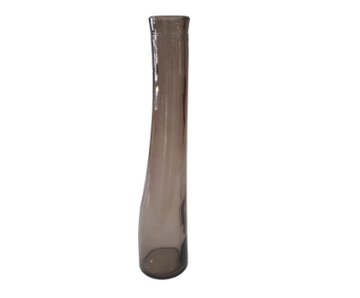 Recycled Smoke Glass Vase
