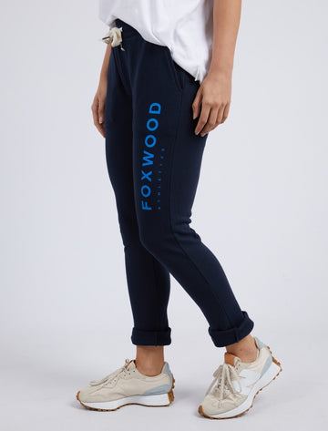 Medalion Track Pant - Navy